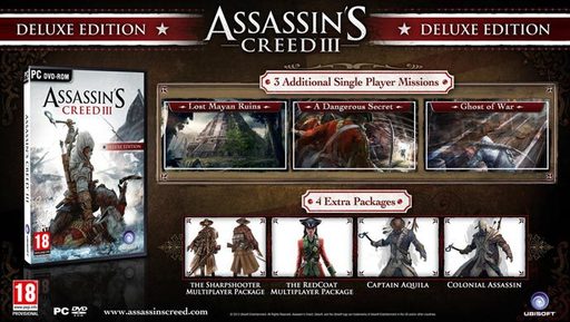 Assassin's Creed III - Assassin's Creed III — Подробности о версиях игры для России и стран СНГ